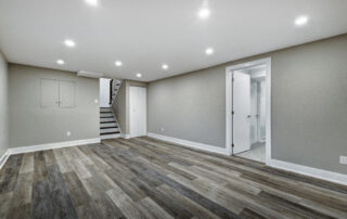basement renovation wood floor
