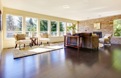 renovation living room hardwood flooring
