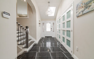 foyer renovation tile floor